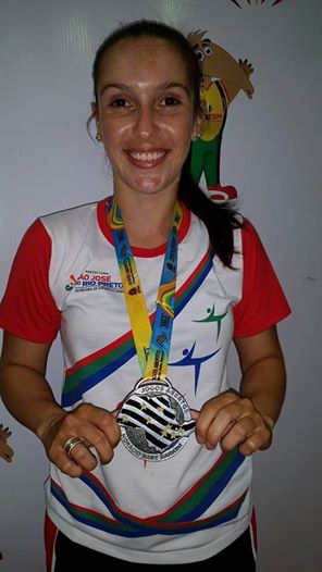 Carateca é prata nos Jogos Abertos